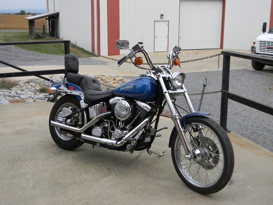 Harley Davidson motorcycle at Franklin County auction